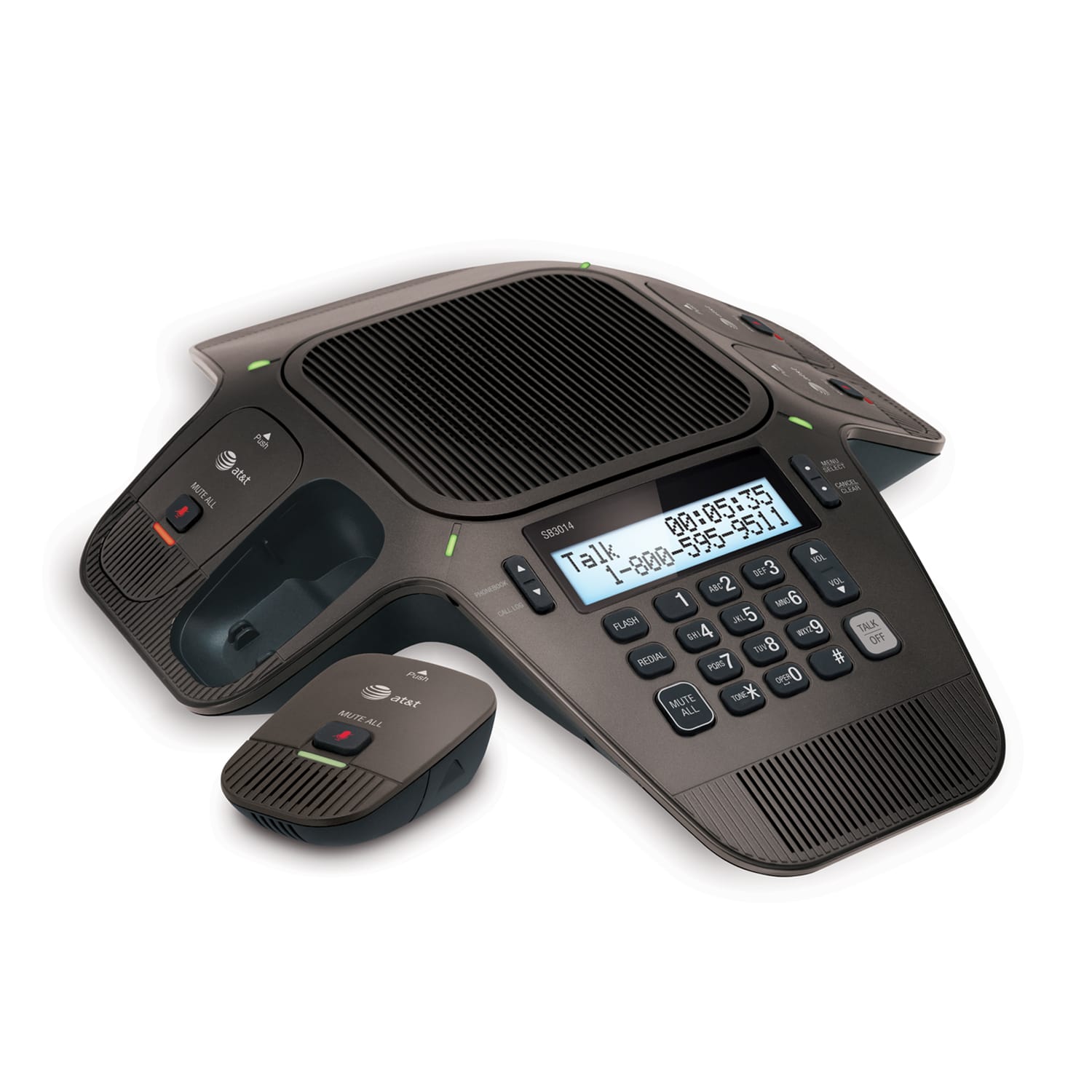 Conference speakerphone with wireless mics - view 1